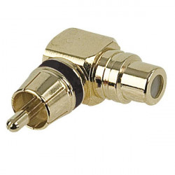 Dap Audio - RCA Male to RCA Female 90° adapter 1