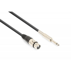 Vonyx - Cable XLR Hembra-Jack 6.3 Mono (1.5m) 177.736 1