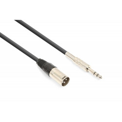 Vonyx - Cable XLR Macho-Jack 6.3 Stereo (1.5m) 177.742 1