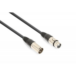 Vonyx - DMX Cable 3-Pin XLR Macho - XLR Hembra 3m (110Ohm) 177.791 1