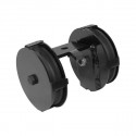 Wentex - Double Wheel Pulley 85mm - Black