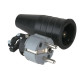 Showtec - Rubber Schuko 230V/240V CEE7/VII Connector Male 2