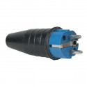 Showtec - Rubber Schuko 230V/240V CEE7/VII Connector Male