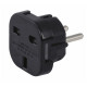 Showtec - UK to Schuko Plug adapter 1