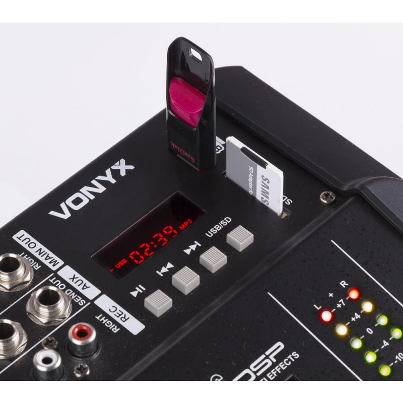 TRITON-A12BD | TRITON Series Professional 12-Channel Passive Audio Mixer  with USB interface, Recording, EQ, Bluetooth, DSP and 48V Phantom