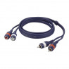 Dap Audio - FL27 - 2 RCA Male L/R > 2 RCA Female L/R 1