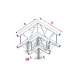 Showtec - Corner 3-way 90° 1