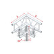 Showtec - Corner 3-way 90 1