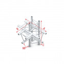 Showtec - T-Cross + up/down 5-way