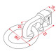 Dap Audio - Double Stud Flying Point 3
