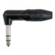 Dap Audio - 6.3mm Right-angle Jack X-type Stereo with black endcap 1