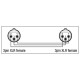 Dap Audio - XGA21 - XLR/F 3p. > XLR/F 3p. 2