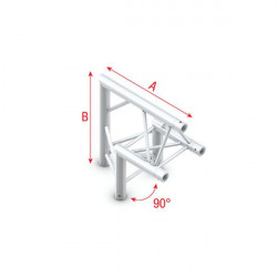 Showtec - Corner 90° apex up 1