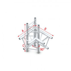 Showtec - Corner 90° up/down, right 1