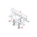 Showtec - T-Cross vertical 3-way, apex up
