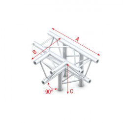 Showtec - T-Cross + down 4-way 1