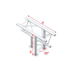 Showtec - T-Cross up/down 3-way 1