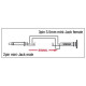 Dap Audio - XGA07 - Mini Jack/M mono > Mini Jack/F 2