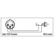 Dap Audio - XGA31 - XLR/F 3p. > RCA/M 2
