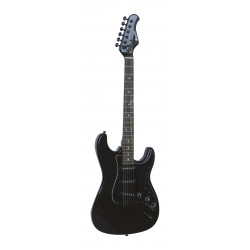 Dimavery - ST-203 E-Guitar, gothic black 1