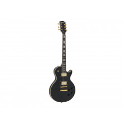 Dimavery - LP-530 E-Guitar, black/gold 1