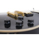 Dimavery - LP-530 E-Guitar, black/gold 8