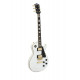 Dimavery - LP-520 E-Guitar, white/gold 4