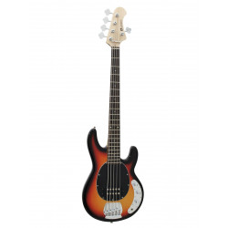 Dimavery - MM-505 E-Bass, 5-string, sunburst 1