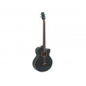 Dimavery - AB-455 Acoustic Bass, 5-string, schwarz