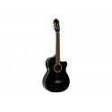 Dimavery - CN-600E Classical guitar, schwarz