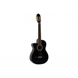Dimavery - CN-600L Classical guitar, black 1
