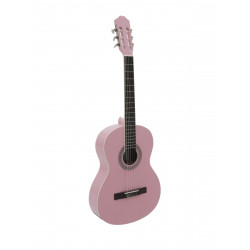 Dimavery - AC-303 Classical Guitar, pink 1