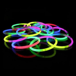 ZB - 100 Pulseras Luminosas Tricolor 0