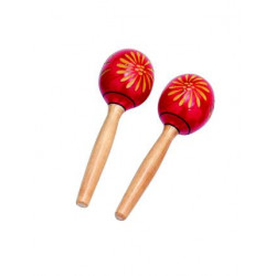 Peace - COPPIA MARACAS IN LEGNO PEACE RH 1