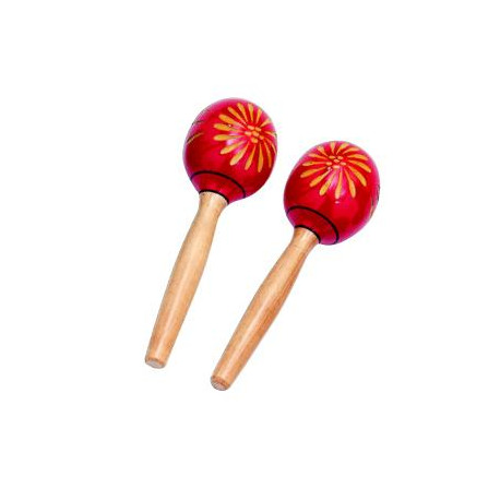 Peace - COPPIA MARACAS IN LEGNO PEACE RH 1