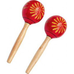 Peace - COPPIA MARACAS IN LEGNO PEACE RH 1