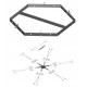 PSSO - Flying bracket hexagonal CSA/CSK 6