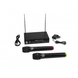 Omnitronic - VHF-102 Wireless Mic System 215.85/207.55MHz 1