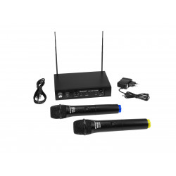 Omnitronic - VHF-102 Wireless Mic System 214.35/201.60MHz 1