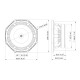 Lavoce - MAF082.00 8" Woofer Ferrite Aluminium Basket Driver 6