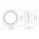 Lavoce - MAF061.50 6.5" Woofer Ferrite Aluminium Basket Driver 3