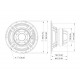 Lavoce - CSF061.21 6.5" Coaxial Ferrite-Neodymium Magnet Steel Basket Driver 2