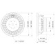 Lavoce - WAF102.50 10" Woofer Ferrite Magnet Aluminium Basket Driver 3