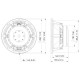 Lavoce - WAF123.00 12" Woofer Ferrite Magnet Aluminium Basket Driver 6