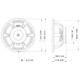 Lavoce - WAF154.02 15" Subwoofer Ferrite Magnet Aluminium Basket Driver 3