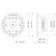 Lavoce - WAF154.01 15" Subwoofer Ferrite Magnet Aluminium Basket Driver 3