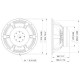 Lavoce - WAF154.00 15" Subwoofer Ferrite Magnet Aluminium Basket Driver 3