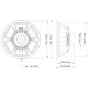 Lavoce - WAN153.00 15" Woofer Neodymium Magnet Aluminium Basket Driver 3