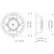 Lavoce - WAN154.01 15" Woofer Neodymium Magnet Aluminium Basket Driver 3
