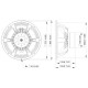 Lavoce - WAN154.00 15" Subwoofer Neodymium Magnet Aluminium Basket Driver 3
